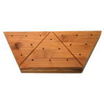 PacknWood Trapezoid Pick Holder, 18 Holes, 9