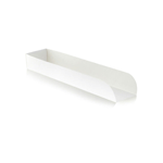 Packnwood White Hot Dog Tray, 9.75" x 2.1" x 2.1" H, Case of 1000