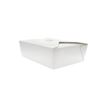 Packnwood White Meal Box, 36 oz, 8.5" x 6.3", Case of 200