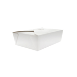 Packnwood White Meal Box, 8.66" x 6.3" x 1.96" H, Case of 200