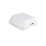 Packnwood White Mini Slider Box, 2 oz, 2.8" x 2.8" x 2" H, Case of 500