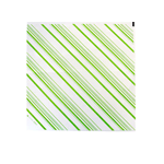 Packnwood White Paper with Green Decoration, 12.6" x 12.2", Case of 500