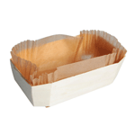 PacknWood Wooden Baking Mold, 7.5" x 4" x 2.1" - Pack of 20