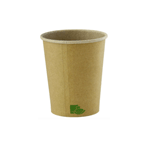 Packnwood Zen Kraft Paper Cups, 8 oz., 3.15" Dia. x 3.6" H, Case of 1000