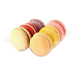 Packnwoood Insert for 6 Macarons with Clip Closure, 4.5