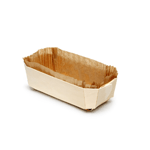 Panibois Bakeable Wooden Archiduc Baskets 9-1/2" x 4-1/2" x 3" - Case of 100