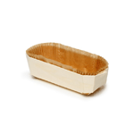 Panibois Bakeable Wooden Baronnet Baskets 6 7/8" x 3" x 2" - Case of 175