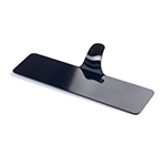Pavoni Black Rectangle Monoportion Trays, 3.5" x 1.5" - Pack of 50
