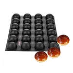 Pavoni Fiberform HEMISPHERE Mold, 24 Cavities