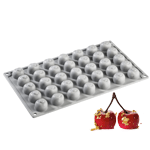 Pavoni GG016 Silicone Cherry Mold, 35 Cavities