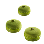 Pavoni Macaron Silicone Mold, 8 Cavities