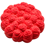 Pavoni Pavocake KE093 Bouquet of Roses Silicone Mold, 185mm dia. x 60mm