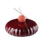 Pavoni Pavocake Silicone PLISSEE Mold, 180mm diam. x 47mm H