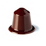 Pavoni Polycarbonate Chocolate Mold, "Kapsule" 21 Cavities