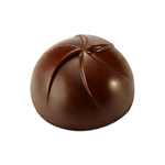 Pavoni Polycarbonate Chocolate Mold Pinwheel Dome 30mm Dia.x 18mm H, 21 Cavities