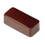 Pavoni Polycarbonate Chocolate Mold, Smooth Rectangle 21 Cavities