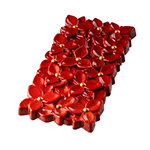 Pavoni Polycarbonate Flower Bouquet Chocolate Bar Mold, 3 Cavities