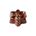 Pavoni Polycarbonate Flower Chocolate Mold, 24 Cavities