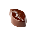 Pavoni Polycarbonate Leaf Chocolate Mold, 24 Cavities
