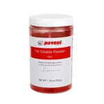 Pavoni Red Fat Soluble Powder Food Color by Antonio Bachour, 50 gr.