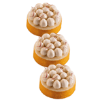 Pavoni TOP21 Mini Hazelnut Shaped Silicone Mold, 1.01 oz., 8 Cavities