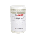 Pavoni White Fat Soluble Powder Food Color by Antonio Bachour, 50 gr. 