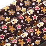 PCB Chocolate Transfer Sheet: Gingerbread. Size: 16