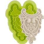 Peggy-Enhanced-Lace Silicone Fondant Mold by Marvelous Molds