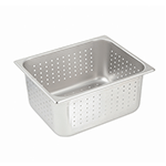 Perforated Steam Pan, Half Size (10-3/8" x 12-3/4") x 6"