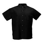 Pinnacle Cook 4X Black Shirt, Gripper Front Pocket