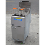 Pitco 35C Natural Gas Fryer Stainless Steel Floor Fryer, Good Condition