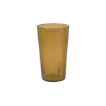 Plastic Amber Tumbler, 8 oz - Case of 72