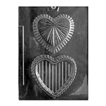 Plastic Chocolate Mold, Crystal Heart Box, 4