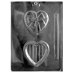 Plastic Chocolate Mold, Heart Box with Bow