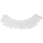 PME CW911 White Flowers Decorative Lace Cupcake Wrapper - Pack of 12