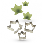 PME Ivy Leaves Stainless Steel Cutters, Set of 3 Cutters