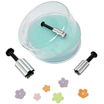 PME Plunger Cutter, Aluminum, 3 Pc. Set: Blossom/Forget-Me-Not