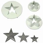 PME Star Cutters, Set of 3 Cutters
