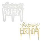 PME Sugarcraft Modern Happy Birthday Cake Topper Cutter