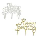 PME Sugarcraft Script Happy Birthday Cake Topper Gumpaste Cutter