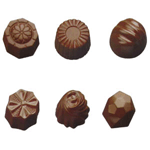 Polycarbonate Chocolate Mold Assorted 36 Cavities