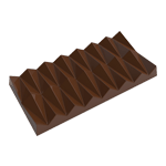 Greyas Polycarbonate Chocolate Mold, Bar, 3 Cavities