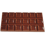 Polycarbonate Chocolate Mold Block 161x79mm x 9mm High, 3 Cavities