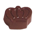 Polycarbonate Chocolate Mold Crown 33x27 mm x 16mm High, 24 Cavities