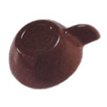 Polycarbonate Chocolate Mold Cup 91x71mm x 34mm High, 3 Cavities