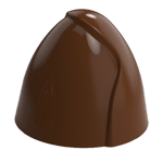 Greyas Polycarbonate Chocolate Mold, Dome by Luis Amado, 24 Cavities