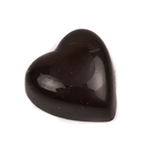 Polycarbonate Chocolate Mold Heart 29.5mm x 29.8mm x 14mm High, 35 Cavities
