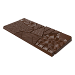 Greyas Polycarbonate Chocolate Mold, Multi-Textured Bar by Luis Amado, 3 Cavities