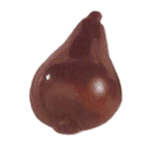 Polycarbonate Chocolate Mold Pear 51mm x 32mm, 21 Cavities