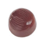Polycarbonate Chocolate Mold Round 28mm Diameter x 17mm High, 35 Cavities